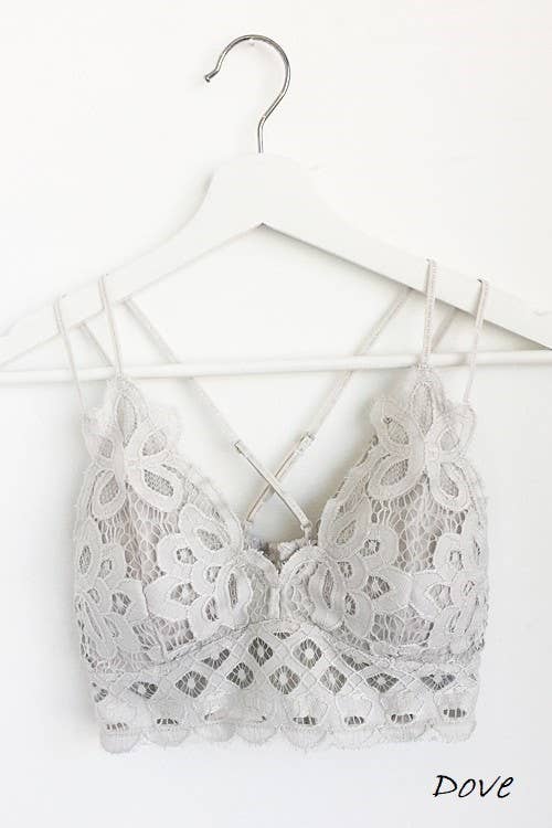 Scalloped Lace Bralette