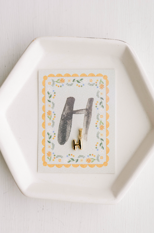 H - Letter Charm