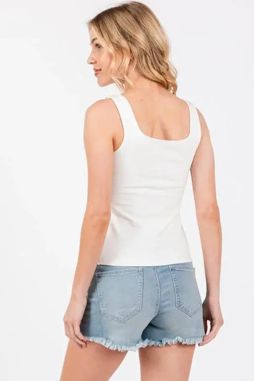 Double Layer Cotton Span Top