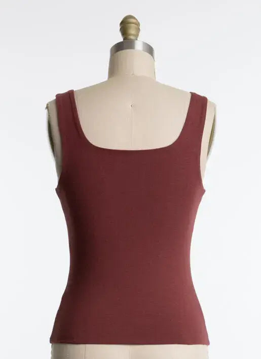 Double Layer Cotton Span Top