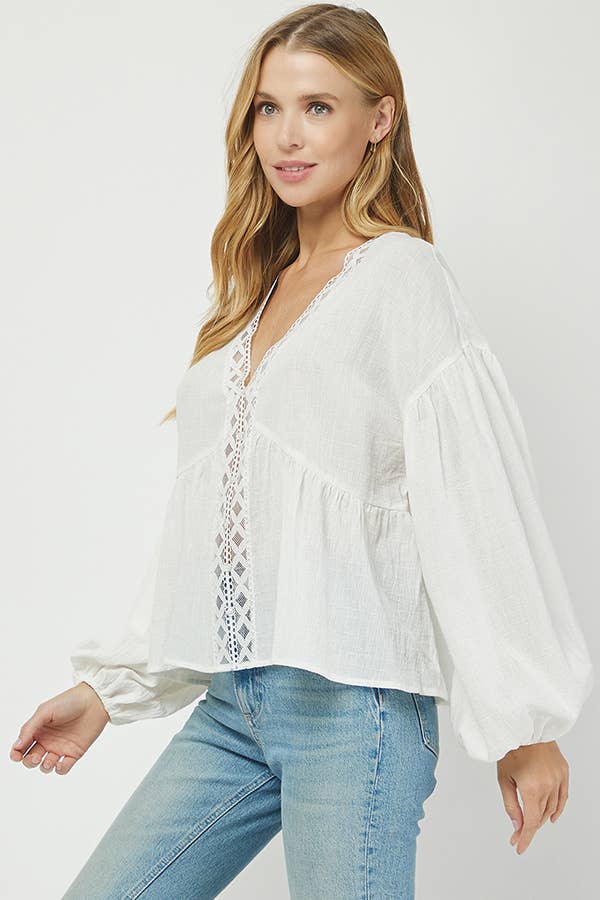 Lace Whisper Blouse