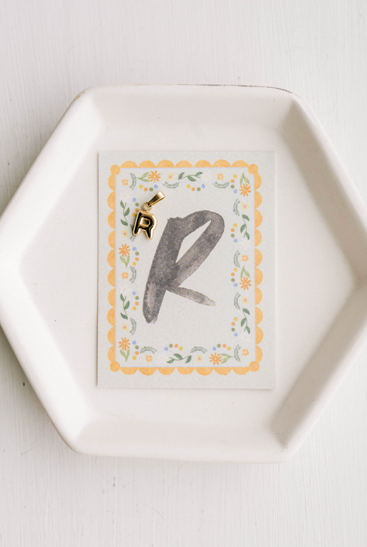 R - Letter Charm