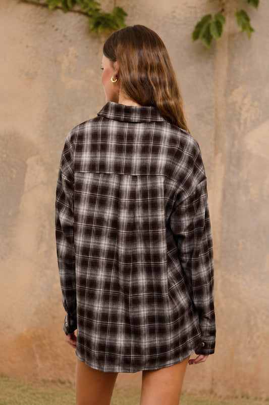 PLAID BUTTON DOWN